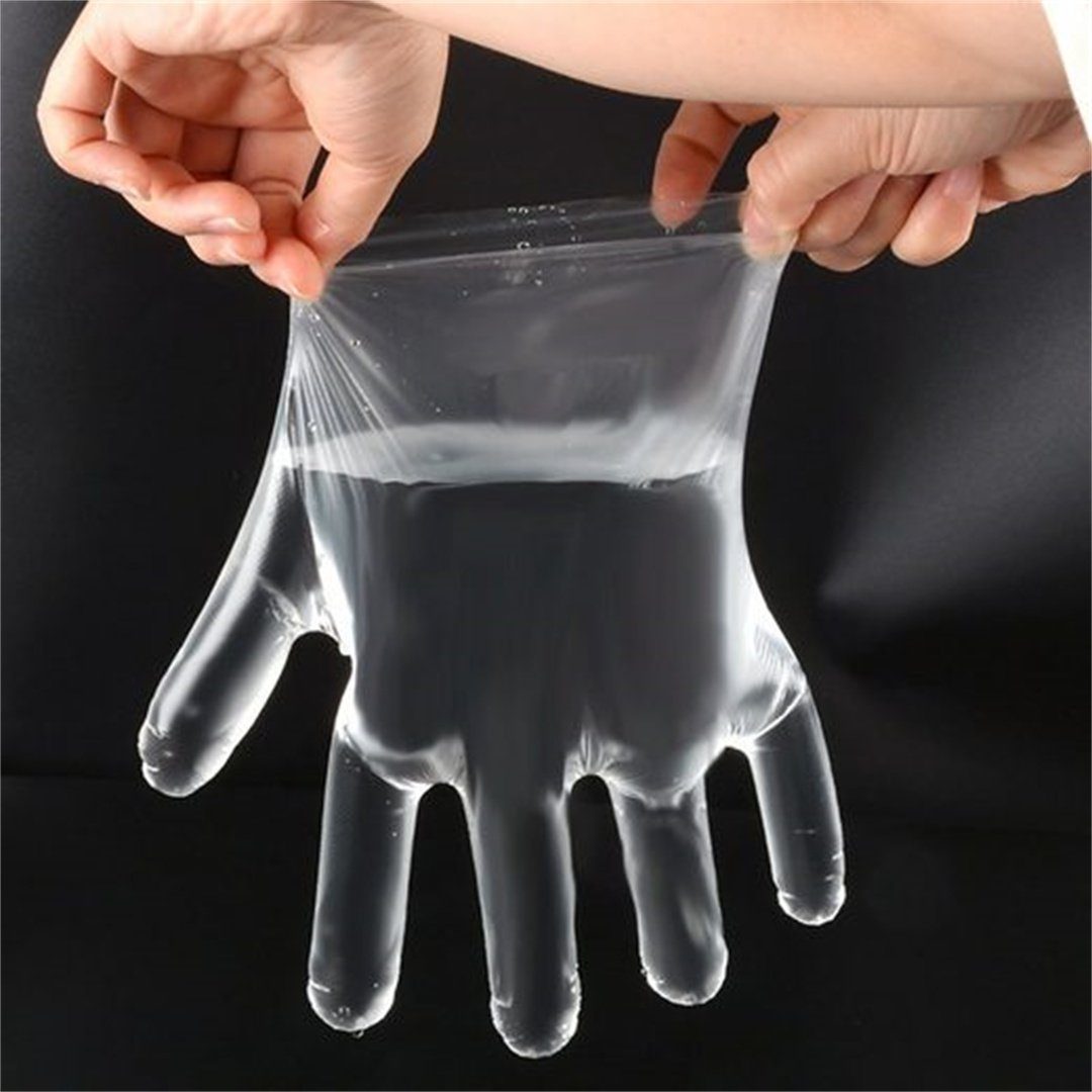 Kunststoff Einweghandschuhe aus L.Ru Stück, Einweghandschuhe, UG PE-Kunststoffhandschuhe 400 Einweghandschuhe