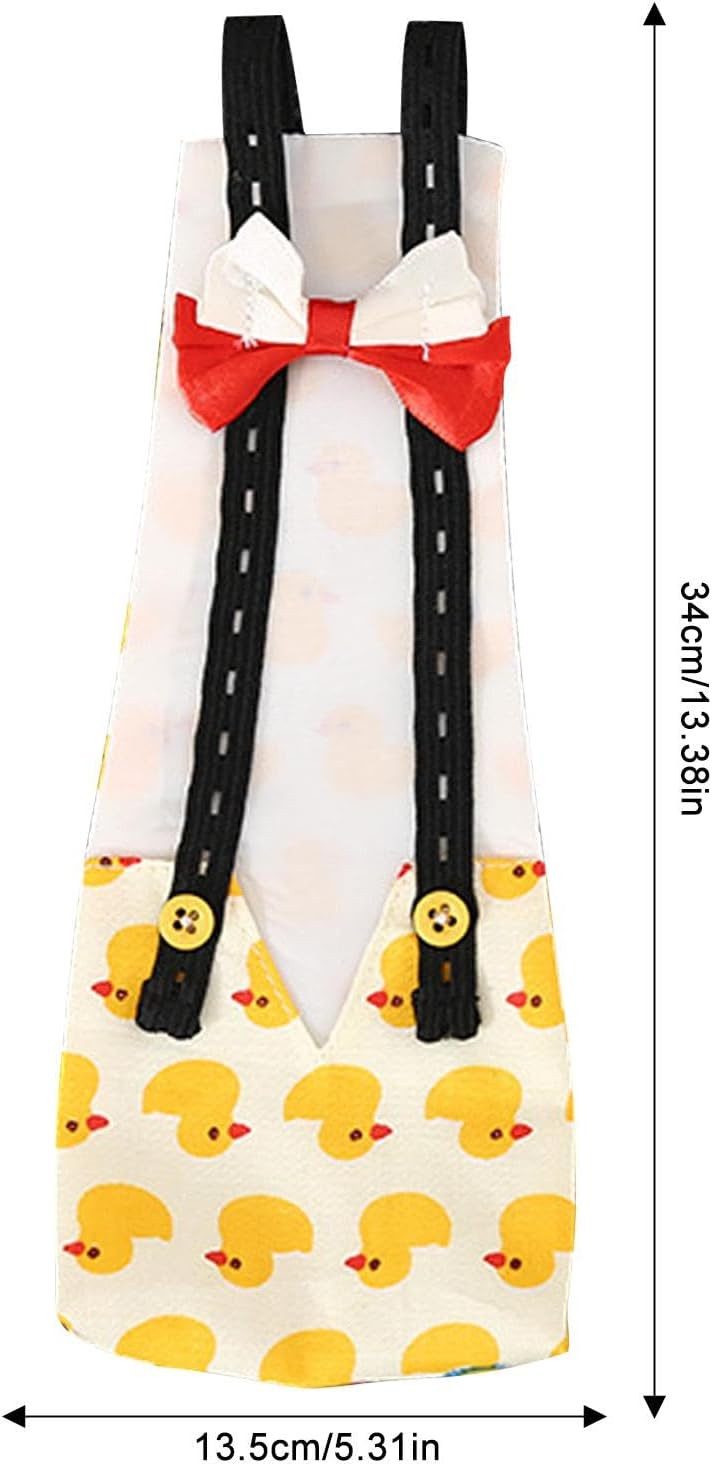 FELIXLEO Windeln Hühnerwindeln Entenwindeln Waschbar Wiederverwendbar Verstellbar (1-St)
