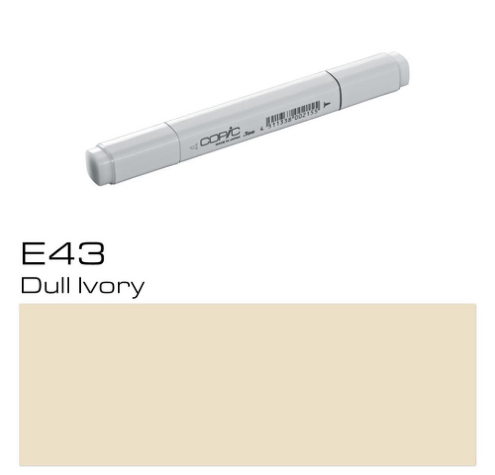 Thumbnail - COPIC Marker Marker E43, Dull Ivory - Layoutmarker für Grafiker und Designer, (1-tlg)