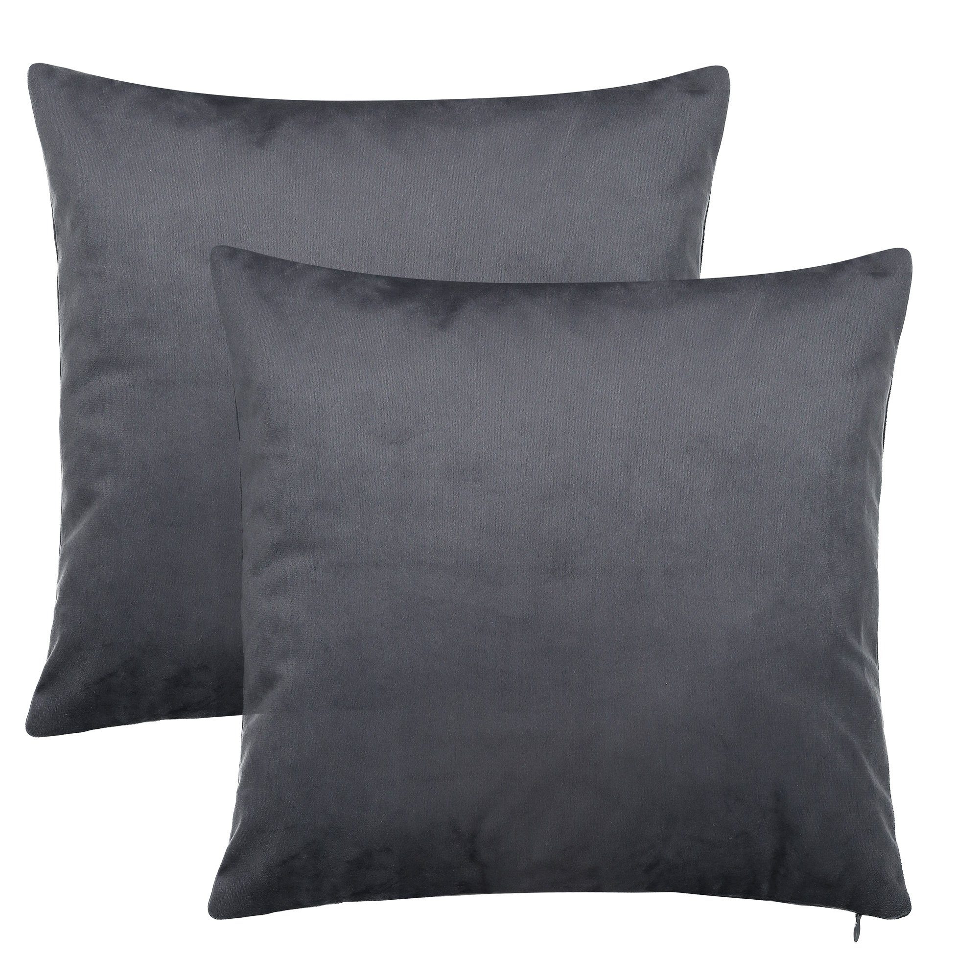 BARBONS Kissenbezug Stilvolle Kissenbezüge aus samtigem Stoff, Kissenhülle, günstig online kaufen