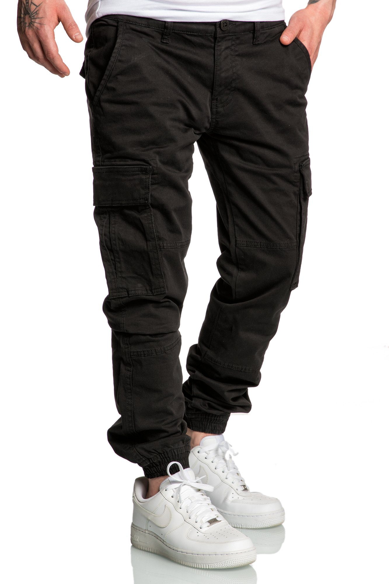 REPUBLIX Cargohose Luke Herren Cargo Jogger Chino Hose Jeans