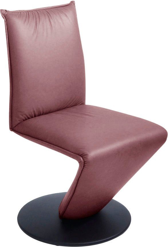 Metall Drehstuhl & Wohnen Drive, schwarz Struktur federnder in Stuhl Sitzschale, Drehteller mit K+W Komfort