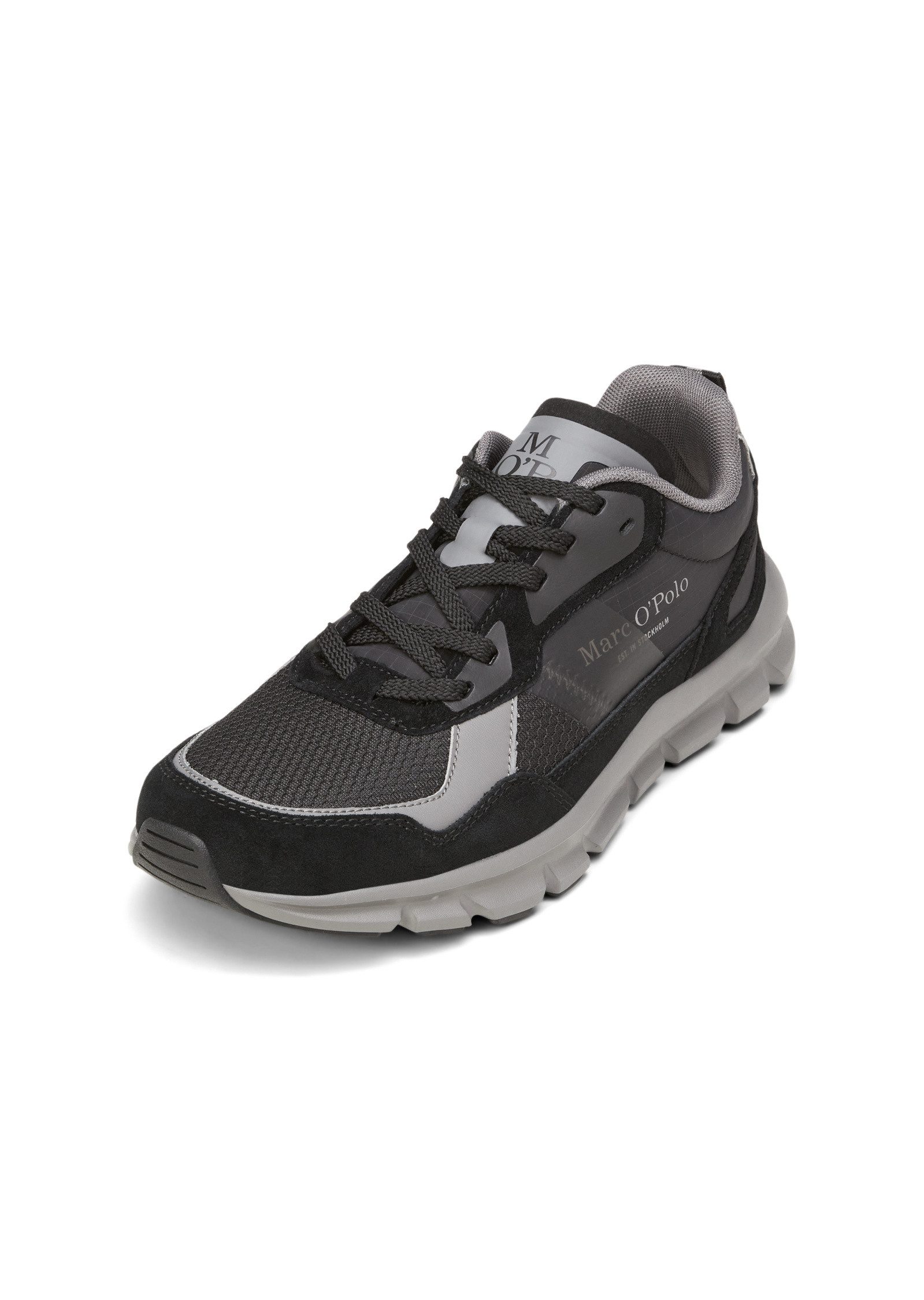 aus hochwertigem Material-Mix Sneaker