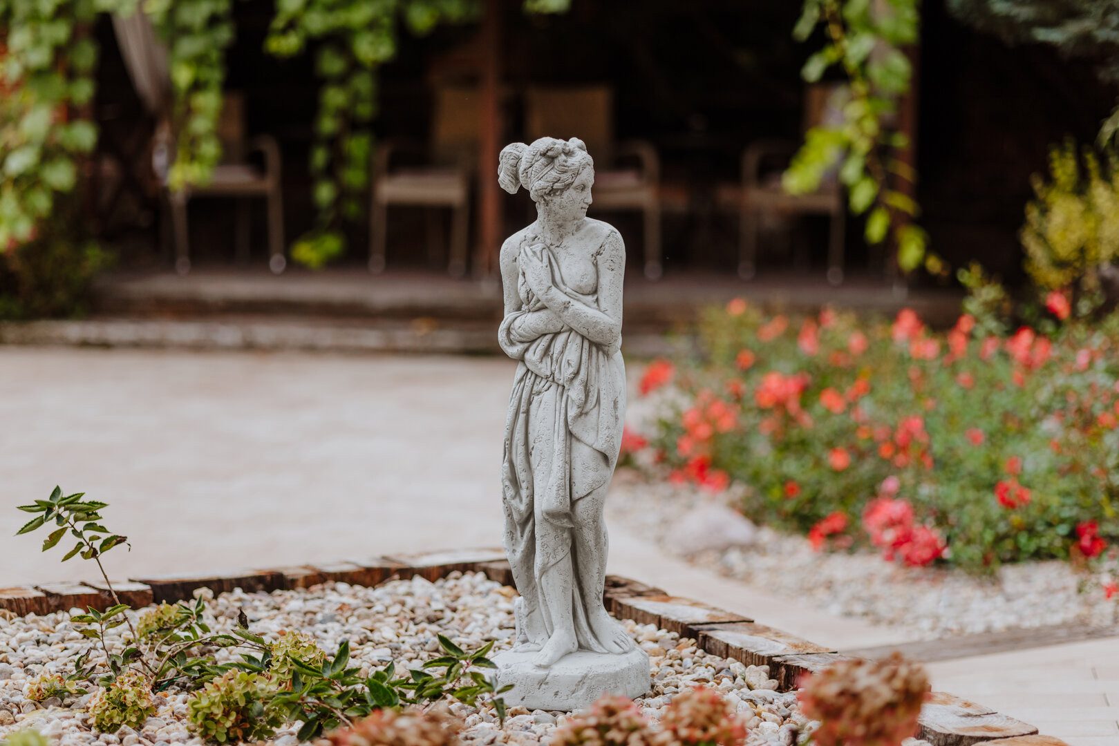 gartendekoparadies.de Gartenfigur Venus Italica Statue nach Antonio Canova, Steinfigur, H. 80 cm, 24 kg, Frostsicher – Bild 2 von 5