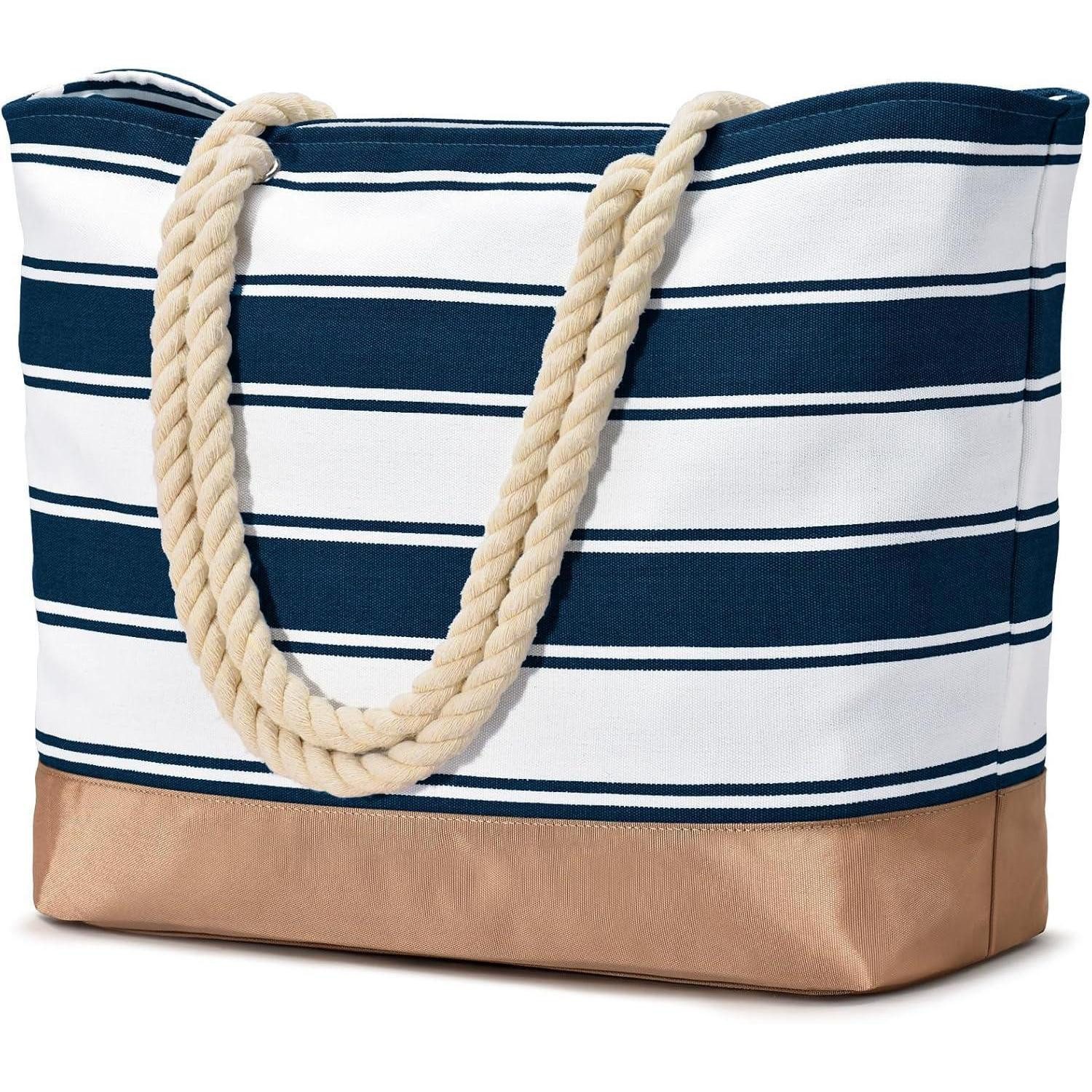 LuxusKollektion Strandtasche Strandtasche Damen Groß mit Nass- und günstig online kaufen
