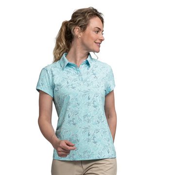 Schöffel Poloshirt SCHÖFFEL Polo Shirt Sternplatte L Hellblau