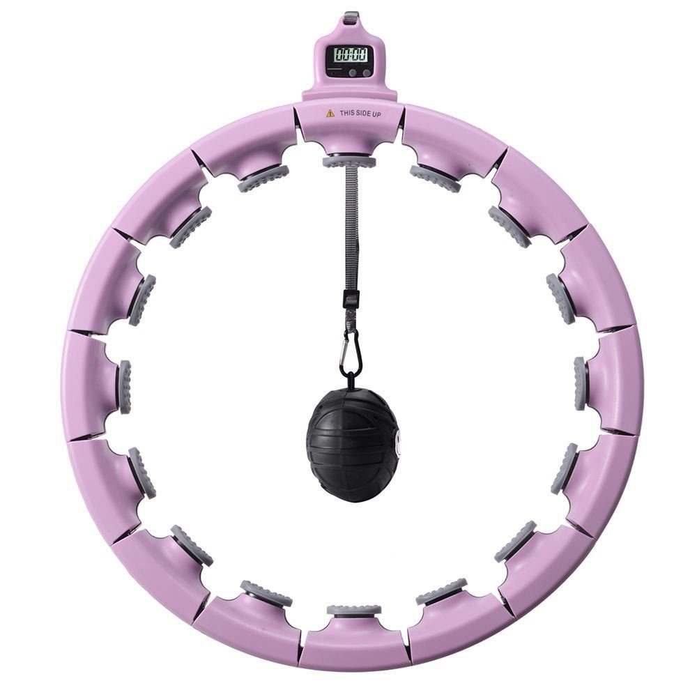 Hula zusammenstecken Hoop mit Zeit-Zähler automatischem Technofit Kalorienverbrauch, zum Reifen Hula-Hoop-Reifen