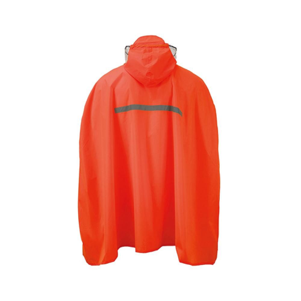 Chiba Regenponcho CHIBA Regenponcho - wasserdicht, winddicht, reflektierend, rot, Größe