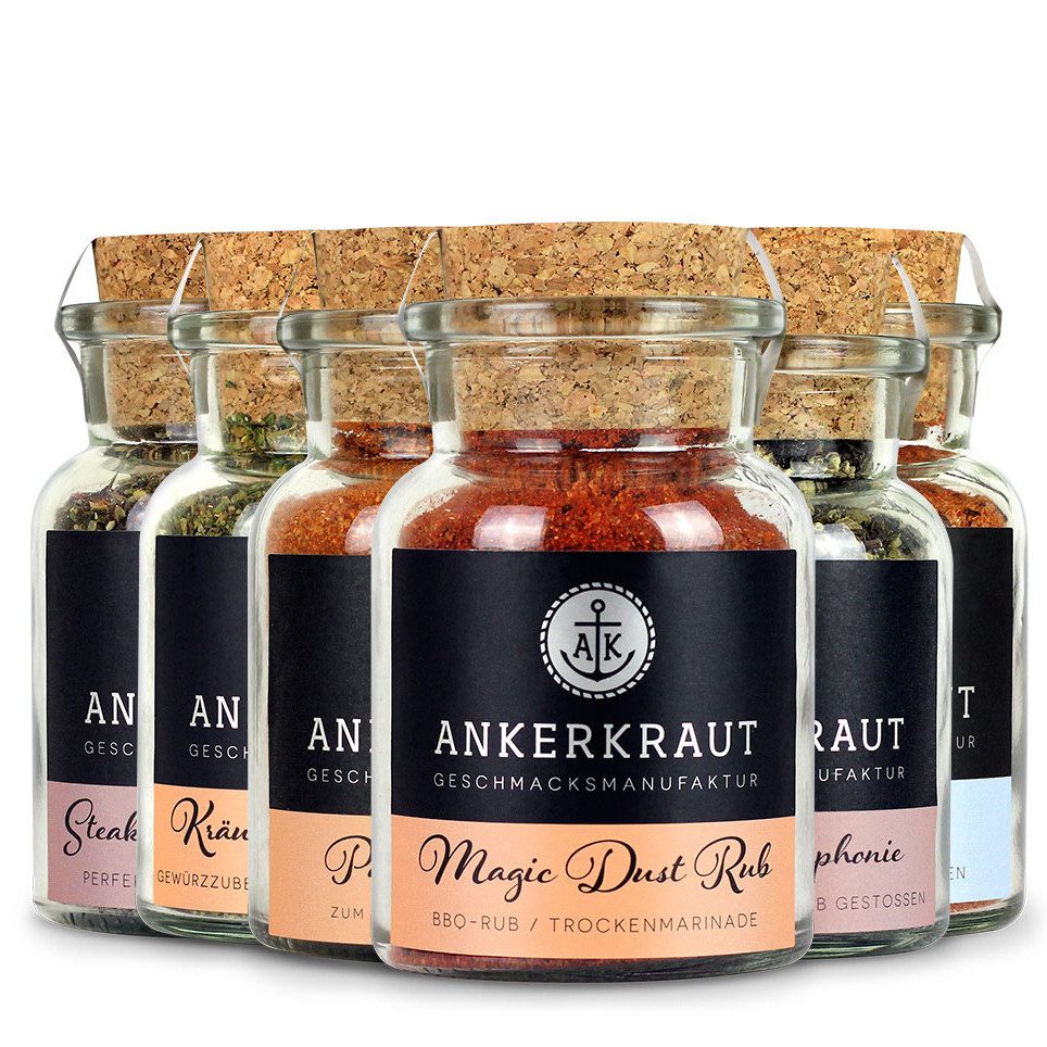 Ankerkraut Gewürz Großes Grill Gewürz-Set, Ankerkraut Grillgewürz-Set - Gewürzmischung BBQ