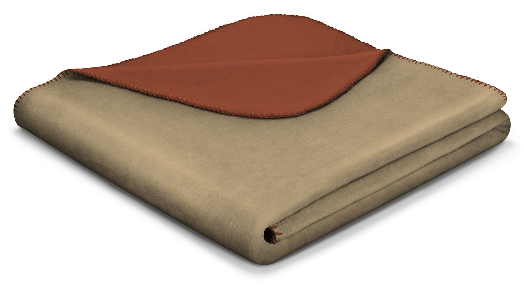 Wohndecke Biederlack Wohndecke BASIC cashew/rot BL 150x200 cm bunt Decke, Biederlack