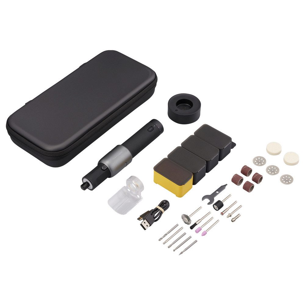 HOTO Akku-Ratschenschrauber HOTO QWLDM001 Akku-Schleifmaschine 2000 mAh Li-Ion