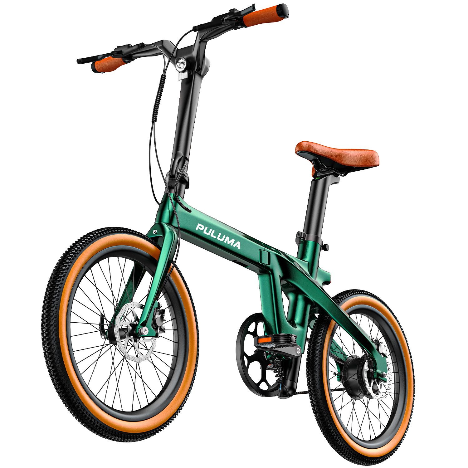 E-Bike Klapprad 20 Zoll faltbar Elektrofahrrad mit Carbonrahmen 36V 7Ah bis 25km/h