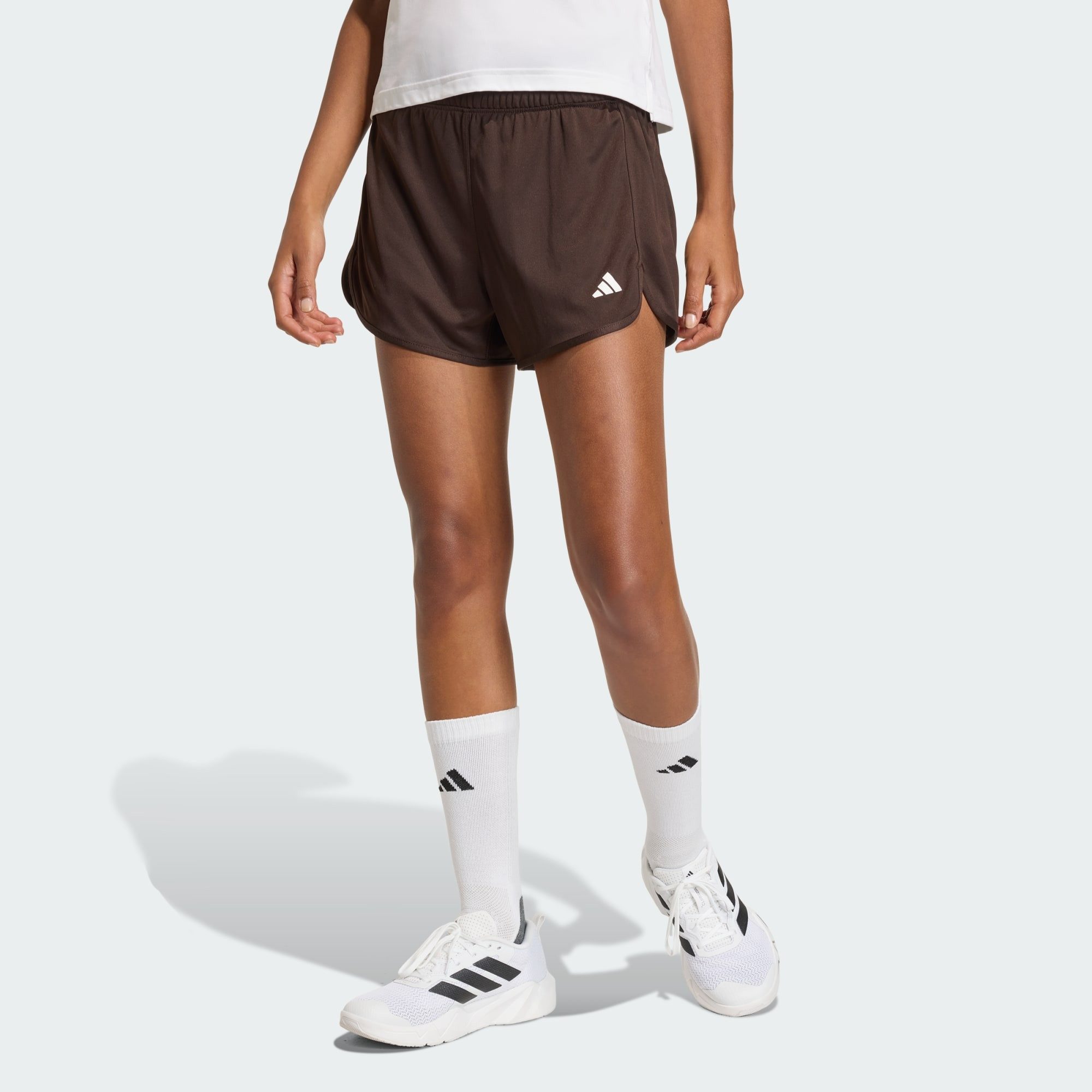 adidas Performance Sweatshorts PACER ESSENTIALS KNIT HIGH-RISE SHORTS (1-tl günstig online kaufen