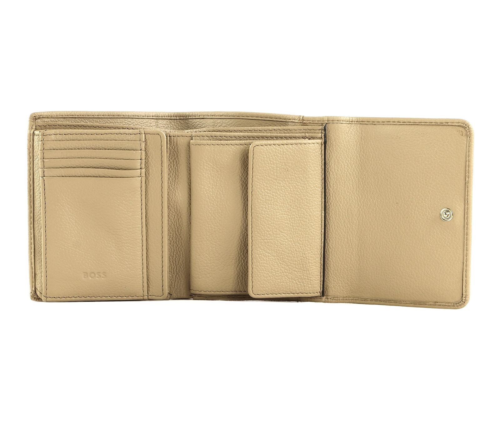 BOSS Geldbörse Trifold, aus echtem Rindsleder günstig online kaufen