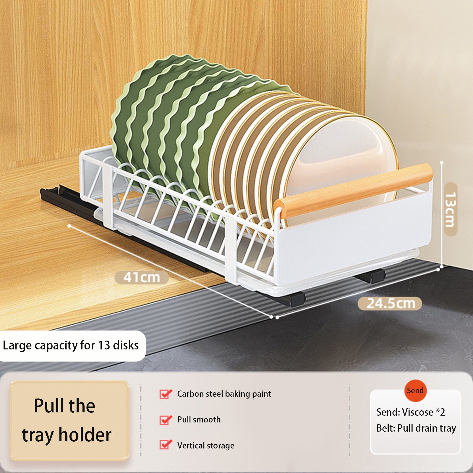GarveeMore Küchenorganizer-Set Ausziehschrank Unter-Spüle Rack Küchenregal günstig online kaufen