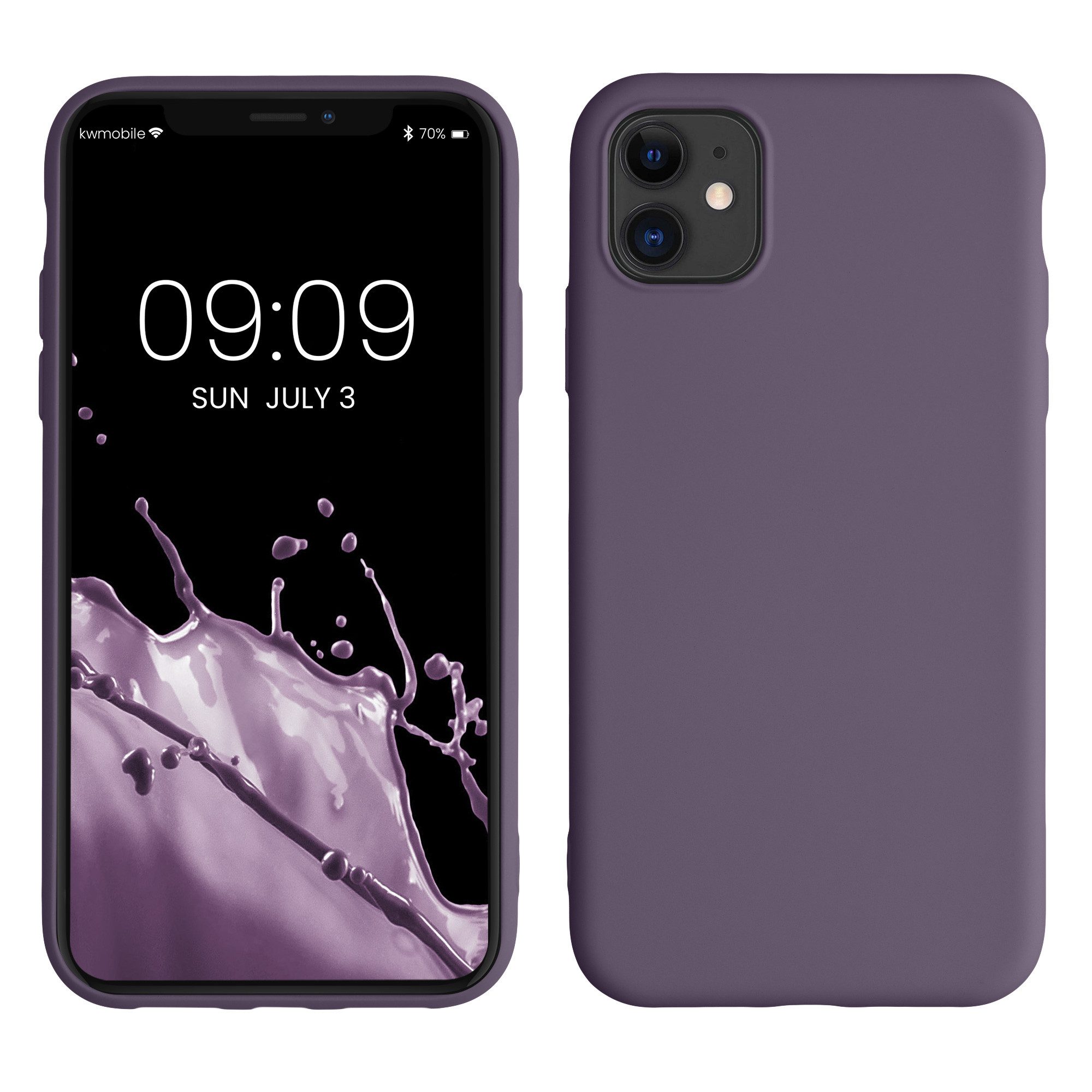 kwmobile Handyhülle Slim Case für Apple iPhone 11, Hülle Silikon Handy - Handyhülle gummiert