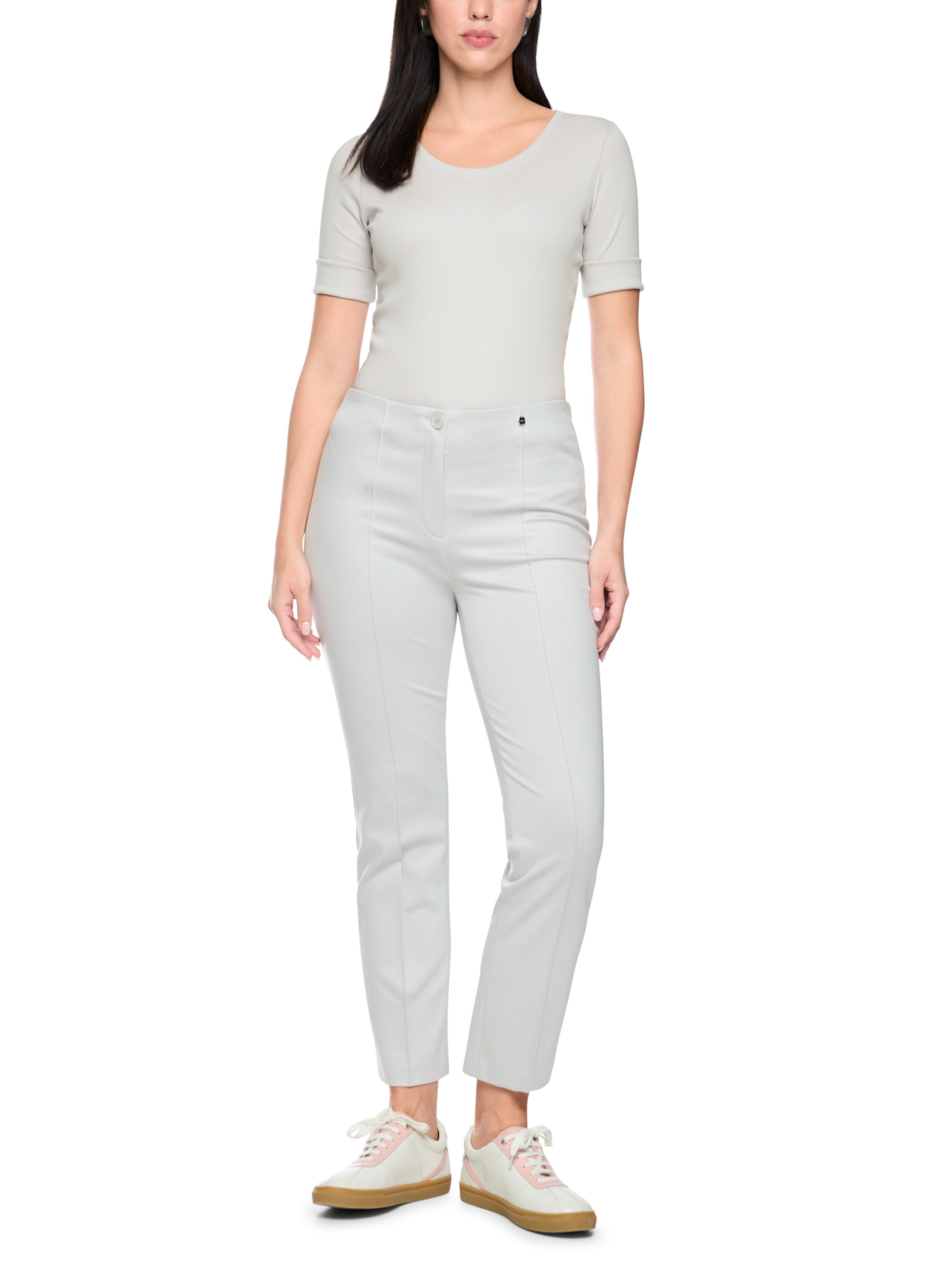 Marc Cain Rundhalsshirt Seasonal Colours I Premium Damenmode Rundhals-Shirt mit halben Ärmeln