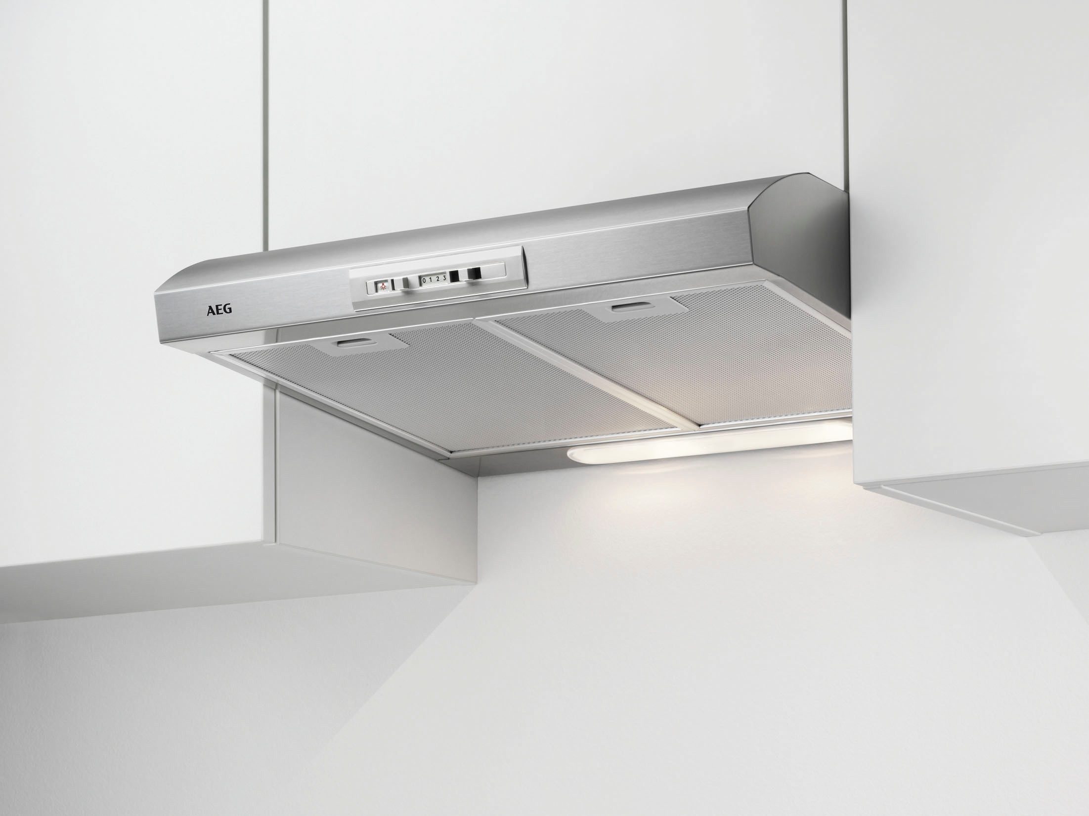 AEG Unterbauhaube DUB1611M mit LED-Beleuchtung, mit Aluminium-Fettfilter