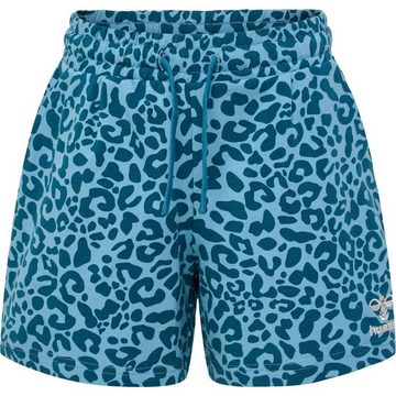 hummel Sweatshorts hmlFLOWY AOP Shorts (1-tlg) breiter elastischer Bund