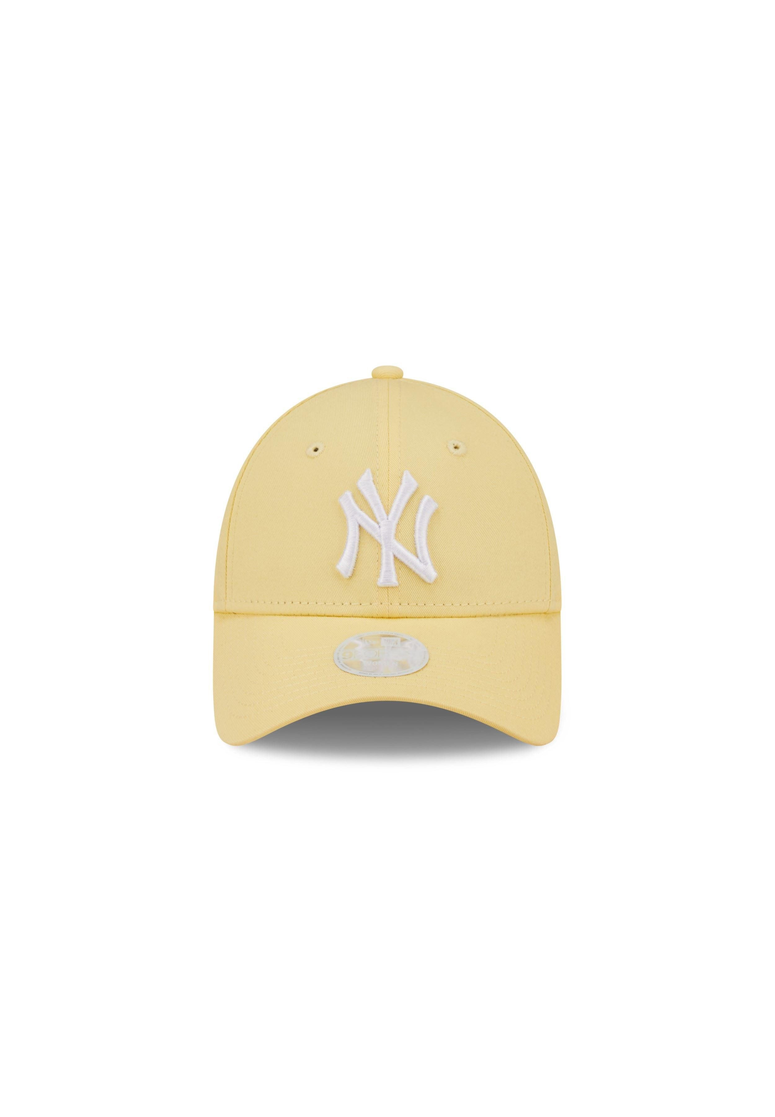 New Era Baseball Cap New York Yankees MLB League Essential Yellow 9Forty Adjustable Women C (1-St)