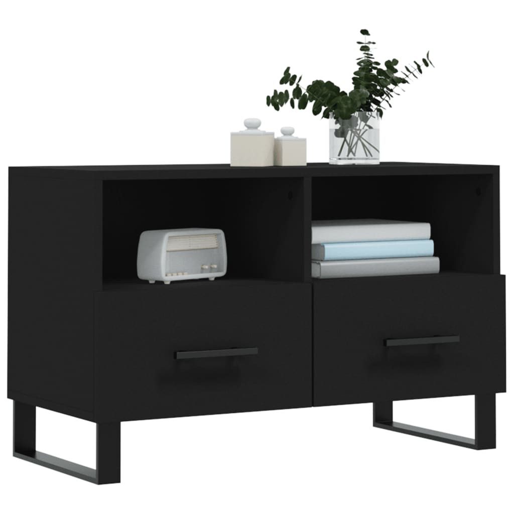 vidaXL TV-Schrank TV-Schrank Schwarz 80x36x50 cm günstig online kaufen