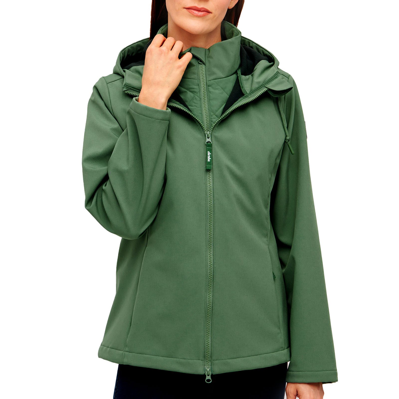 Derbe Softshelljacke Adeby mit gestepptem Einsatz günstig online kaufen