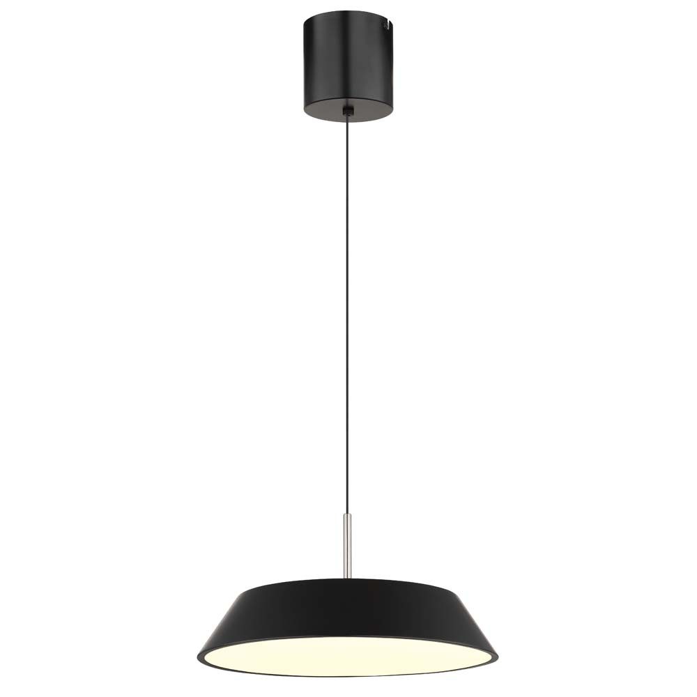 GLOBO LIGHTING LED-Hängeleuchte, LED-Leuchtmittel fest verbaut, Warmweiß, LED Pendelleuchte Hängeleuchte Küchenleuchte Metall schwarz H 180 cm