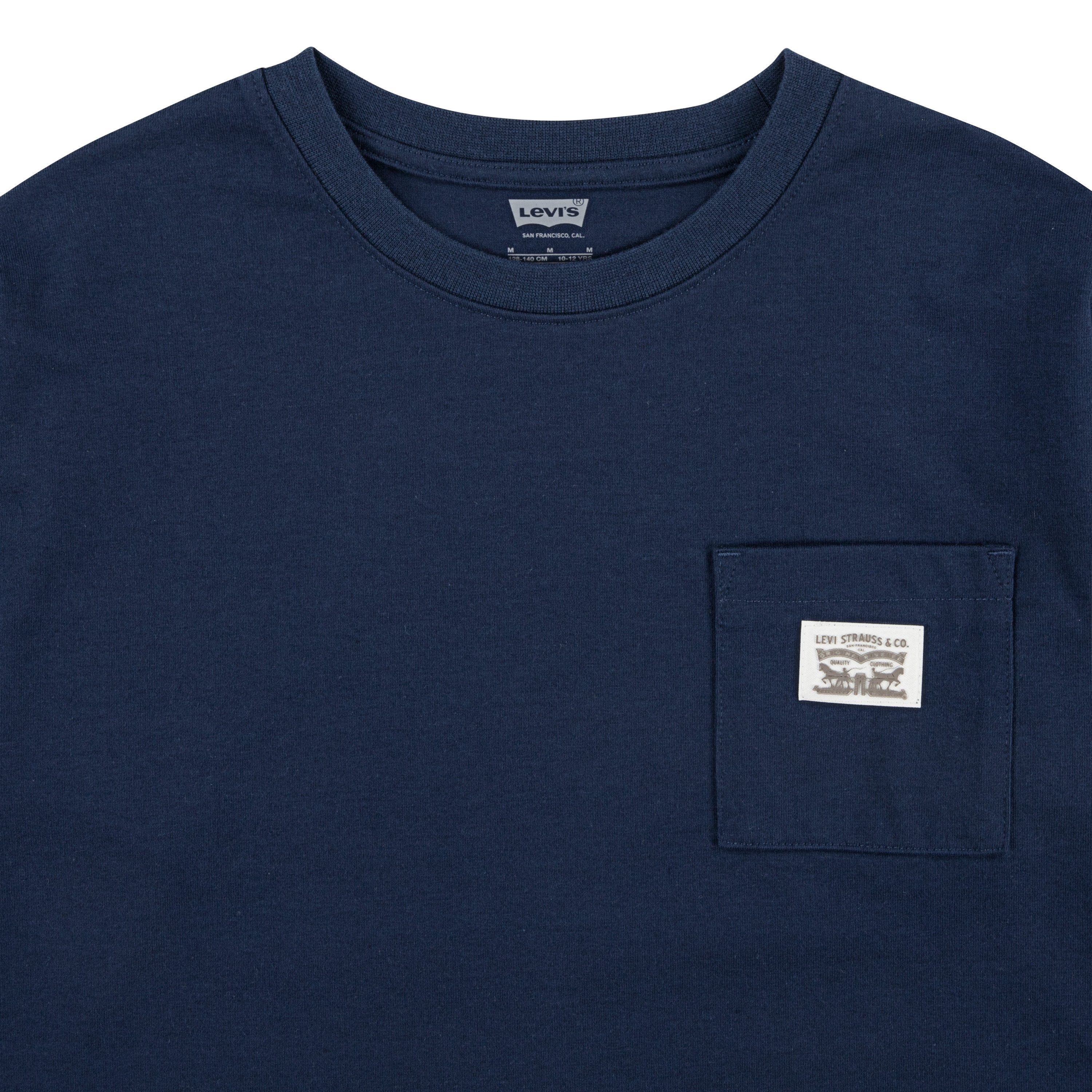 Levi's® Kids Langarmshirt LVB LONG SLEEVE POCKET TEE mit Brusttasche, for Boys