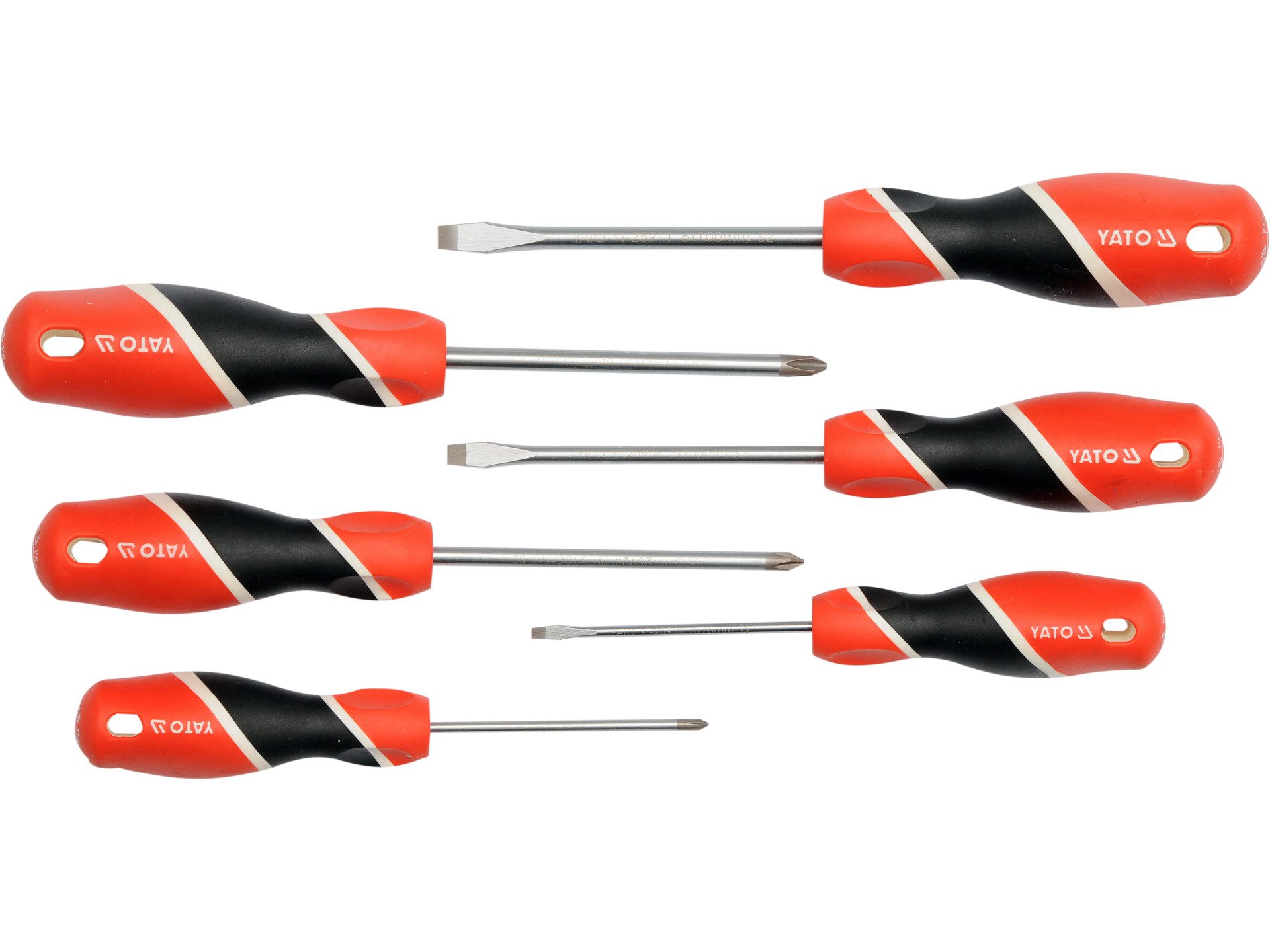 Yato Bit-Schraubendreher Schraubendreher-Set S2-Stahl, 6-tlg., (Schraubendreher-Set S2-Stahl, 6-tlg., Schraubendreher-Set S2-Stahl, 6-tlg)