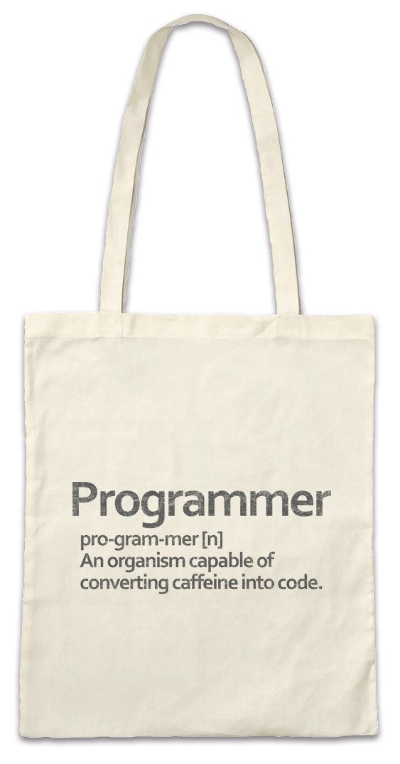 Beuteltasche Programmer Stofftasche Admin Informatiker Informatik Computer Geek