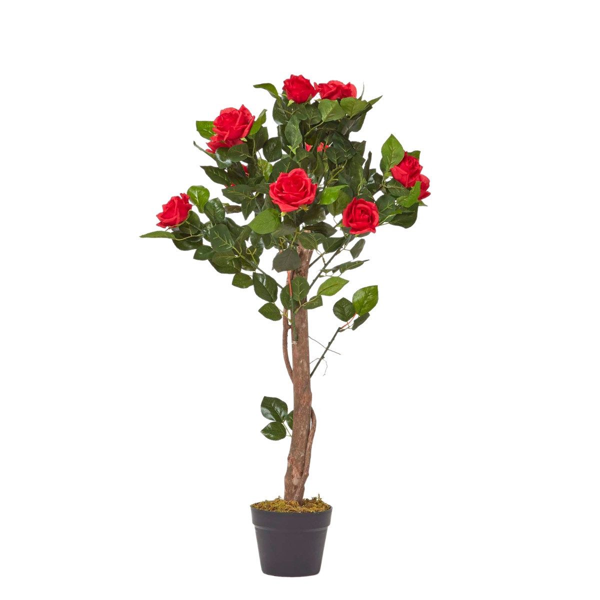 Kunstbaum Kunstbaum Rot 'Rosenbaum', 90 cm, günstig online kaufen
