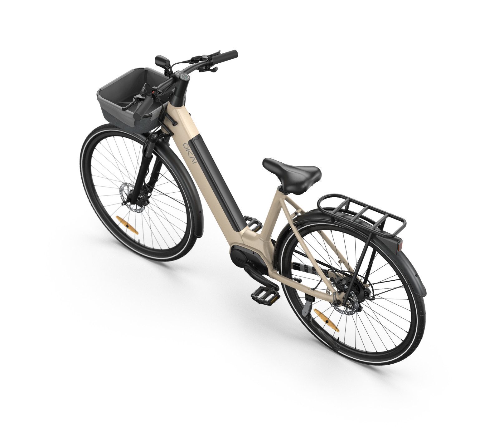 OKAI S-Pedelec Elektrofahrrad Fahrrad 28" 250W E-Bike BAFANG Motor, 9 Gang, Bafang Mittelmotor