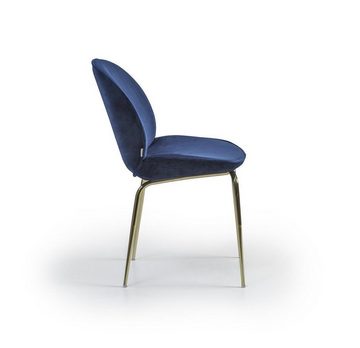 JVmoebel Esszimmerstuhl Blau Esszimmer Designer Stuhl Einrichtung Luxus Stühle Neu Möbel (1 St), Made in Europa