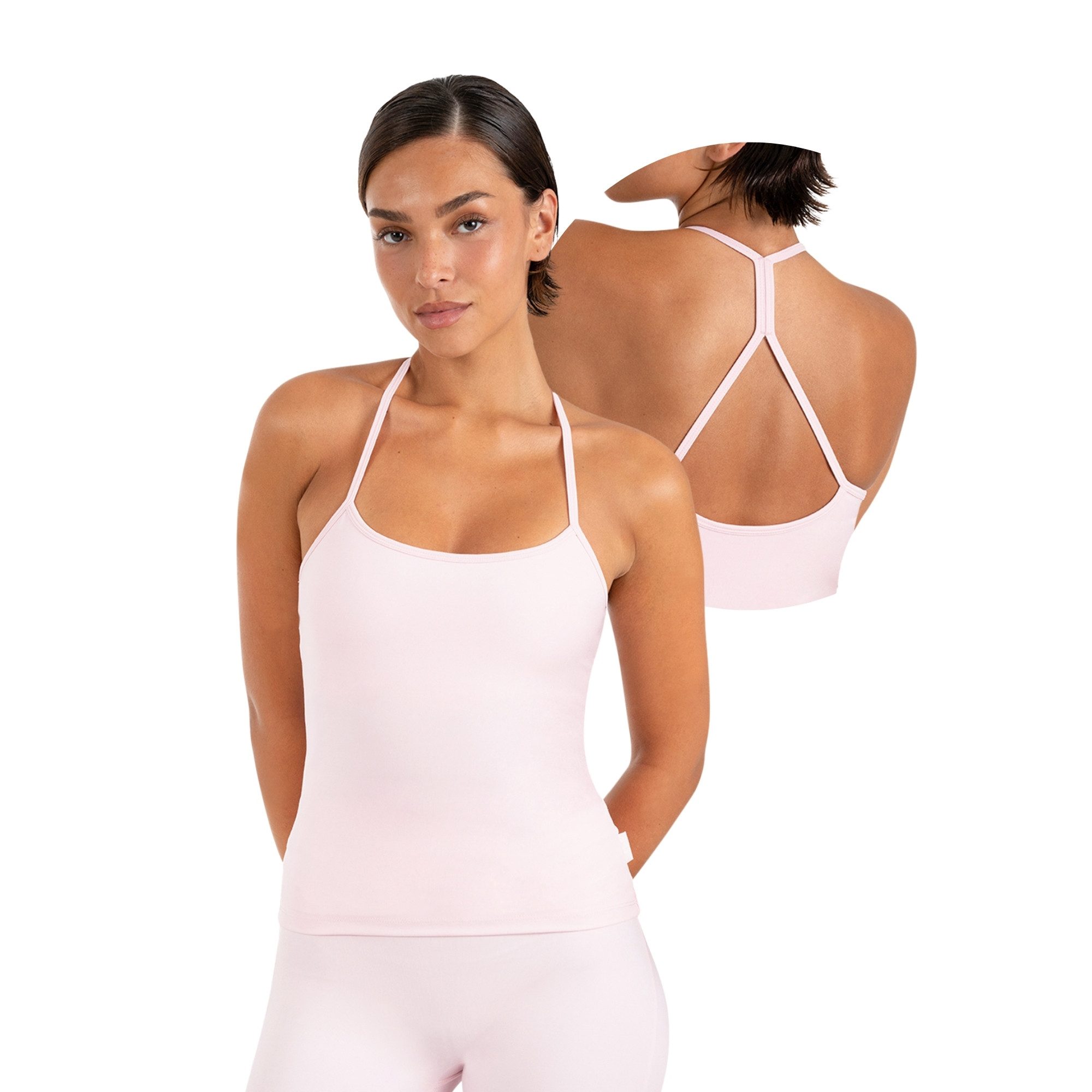 Smilodox Tanktop Lunara Damen, Sommertop, Slim Fit, mit Rundhals, für Gym & Alltag Stretch-Komfort, Elastisches Design, Körpernahe Passform, Gymwear