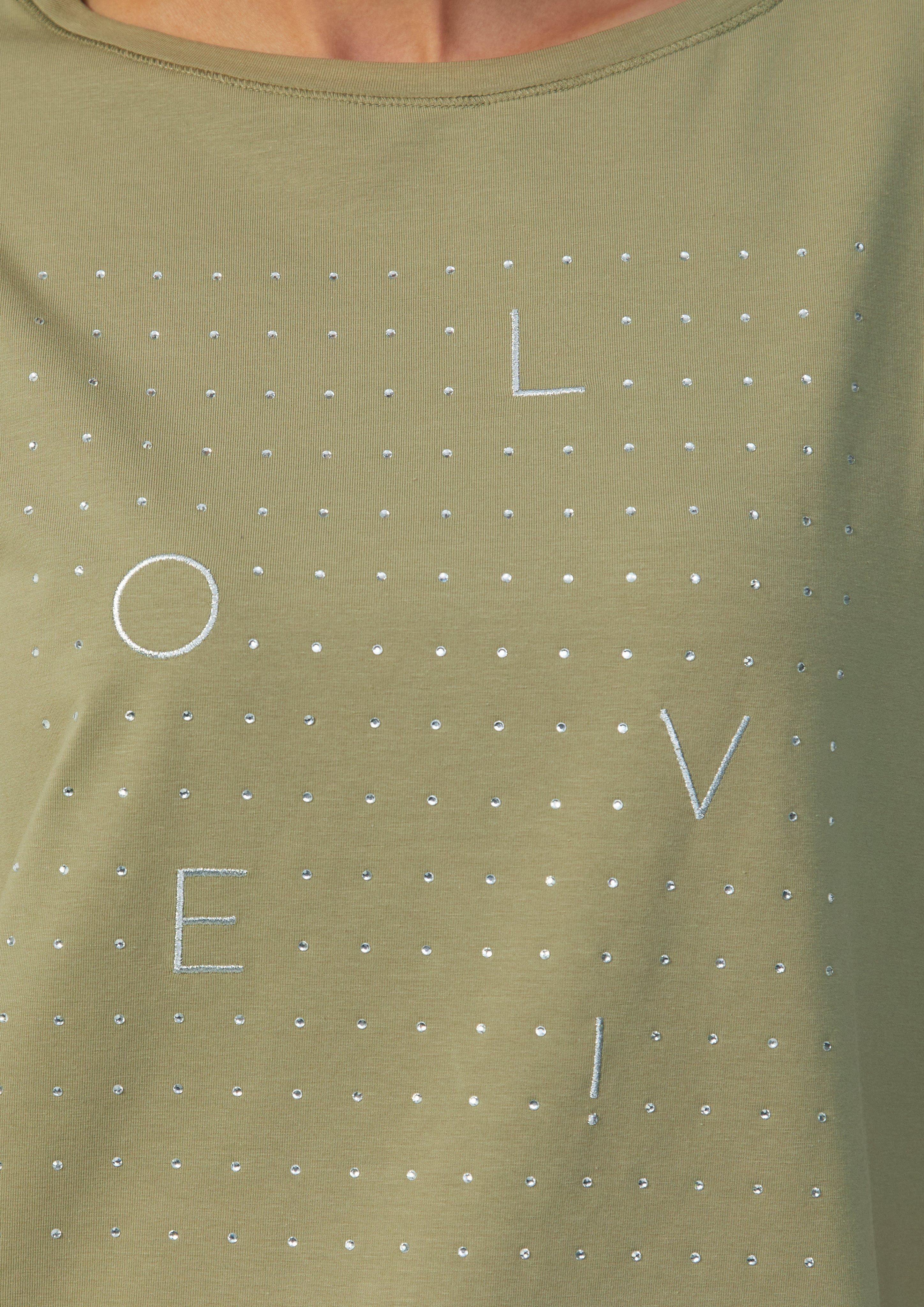 s.Oliver BLACK LABEL Kurzarmshirt T-Shirt mit günstig online kaufen
