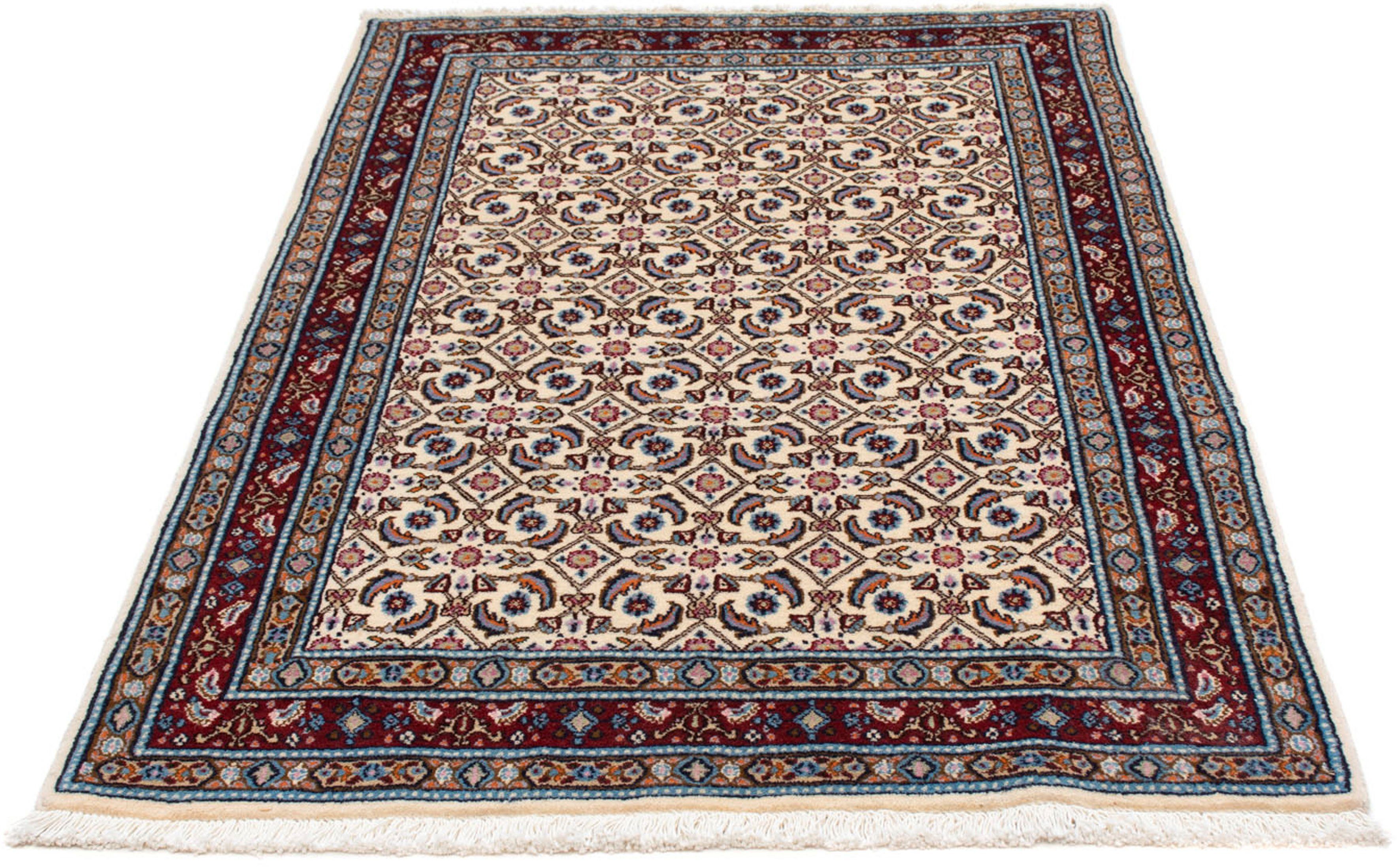 Orientteppich Perser - Classic - 149 x 100 cm - beige, morgenland, rechteckig, Höhe: 10 mm, Wohnzimmer, Handgeknüpft, Einzelstück mit Zertifikat