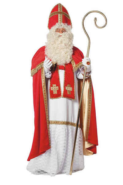 Wilbers Engel-Kostüm Hochwertiges Heiliger St. Nikolaus Herrenkostüm Deluxe - Gr. M/L