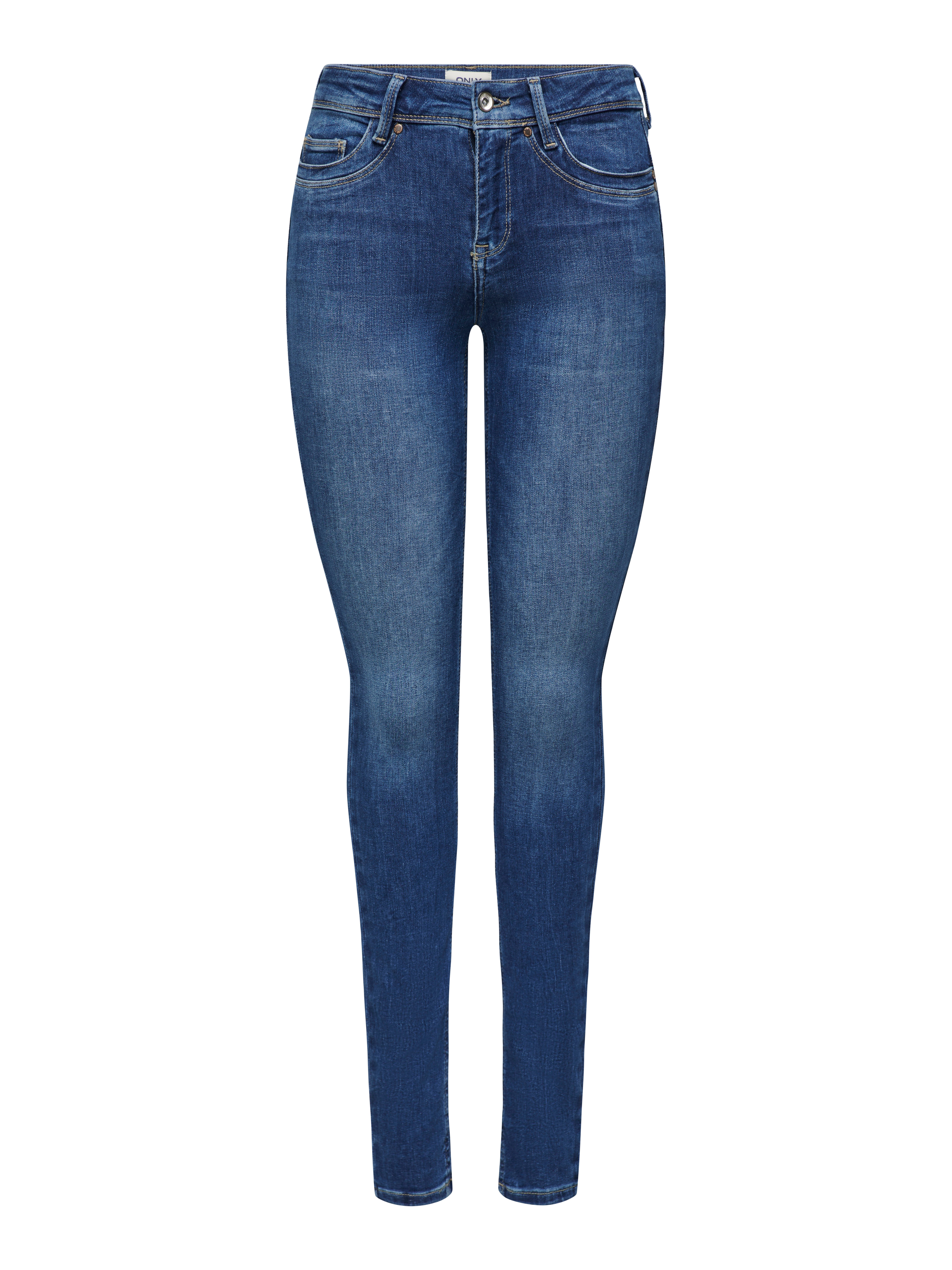 Skinny-fit-Jeans ONLBLUSH MID WAIST DB STICHT DNM