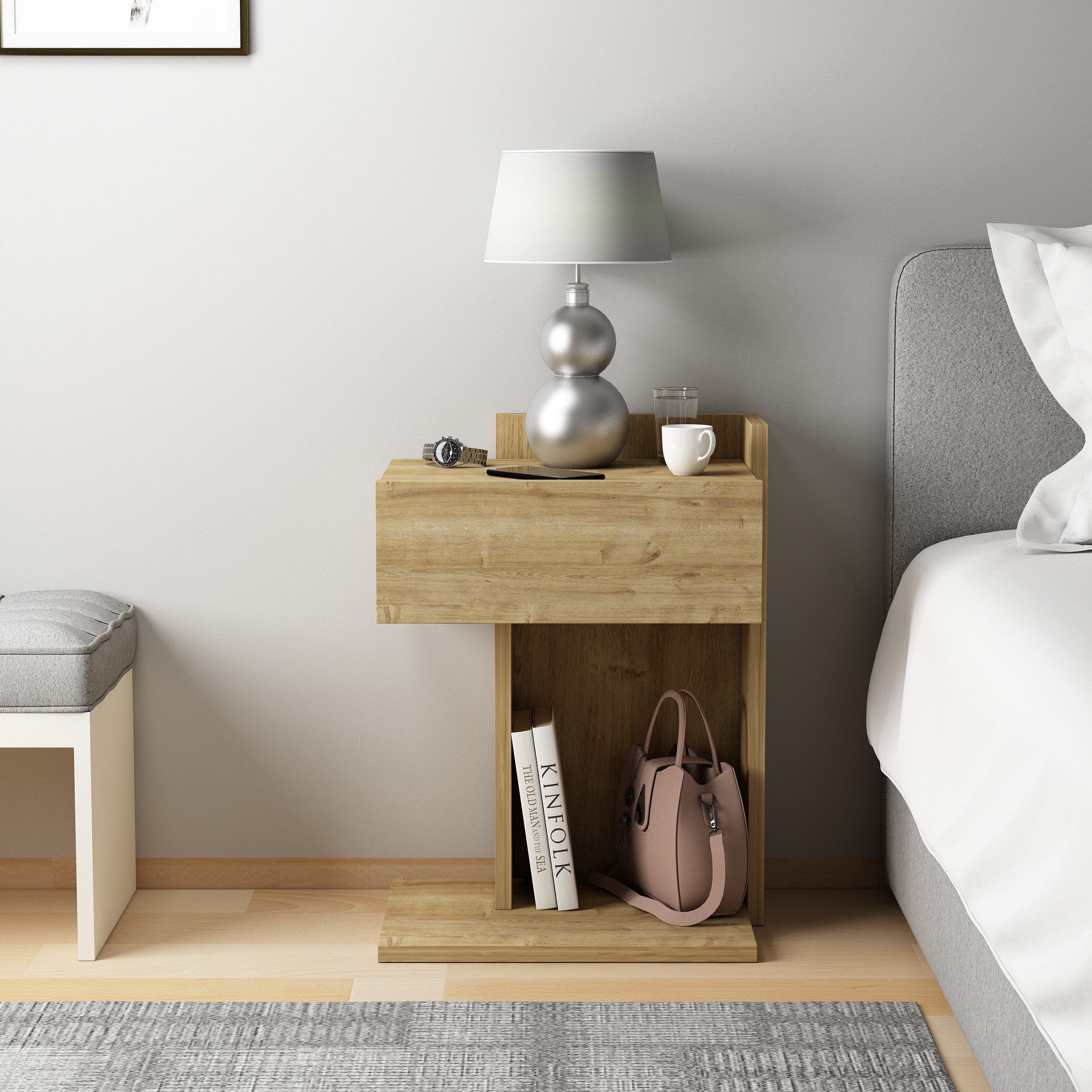 DEMA Home Nachttisch Herakles, Nightstand aus günstig online kaufen