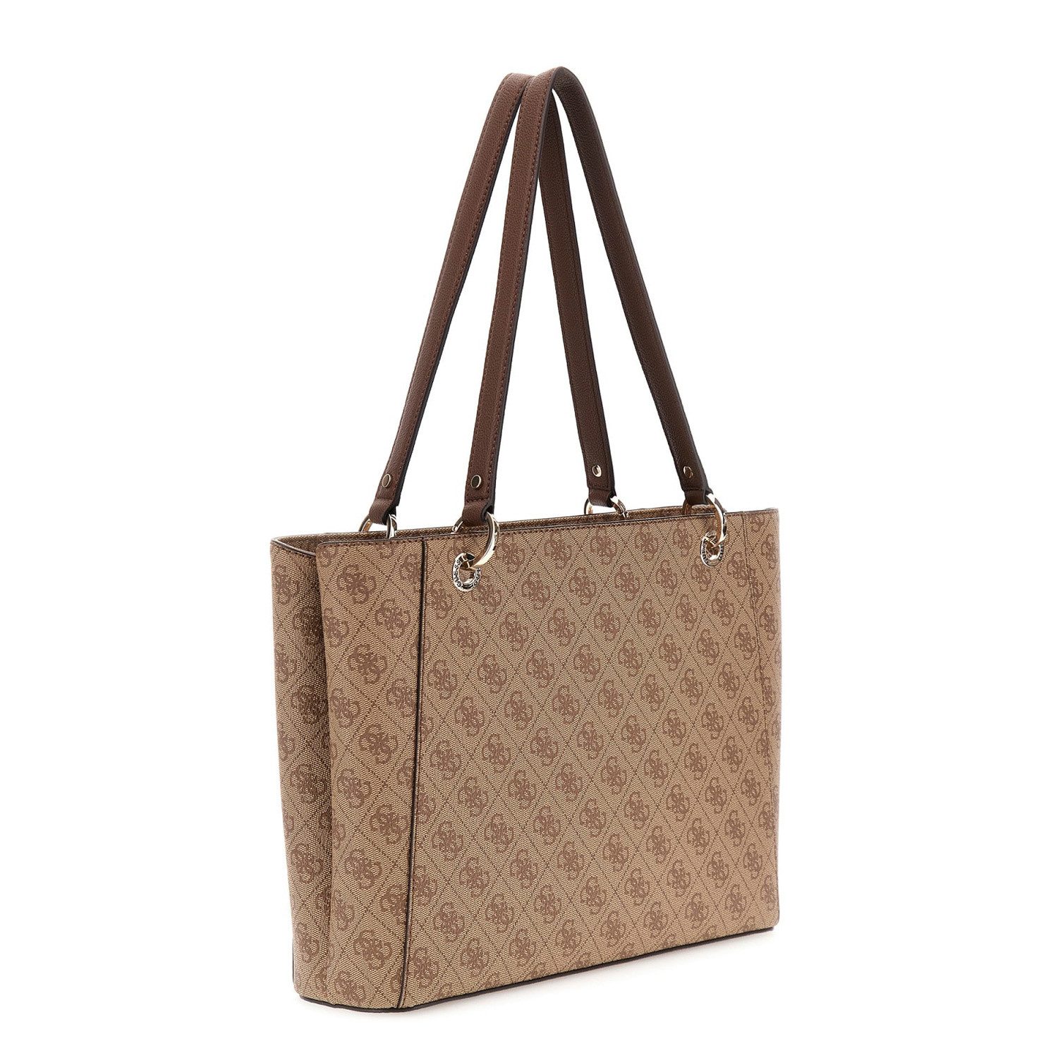 Guess Umhängetasche GUESS Shopper Noelle II Latte Logo (1, 1-tlg., 1) günstig online kaufen