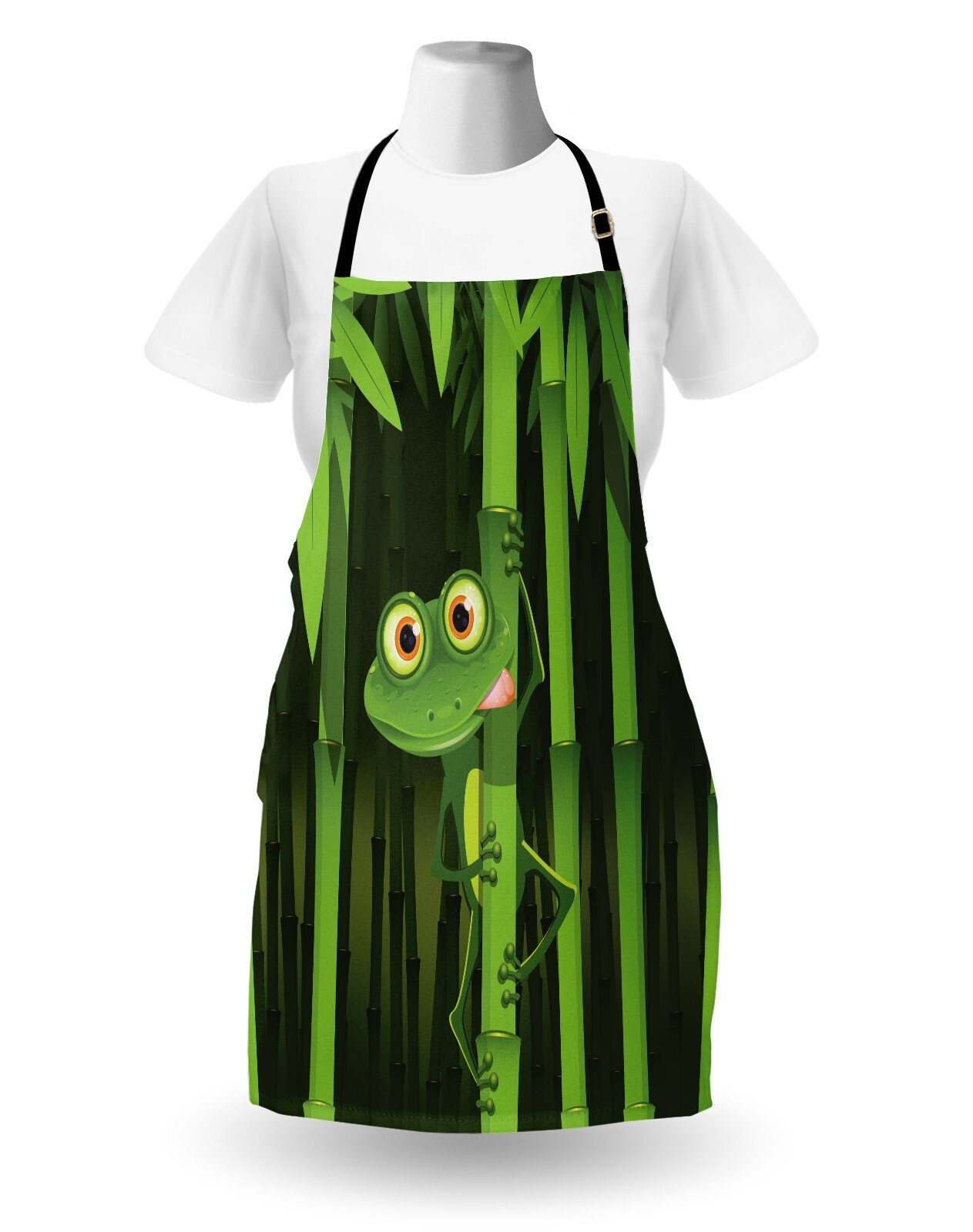 Abakuhaus Kochschürze Höhenverstellbar Klare Farben ohne verblassen, Bambus günstig online kaufen