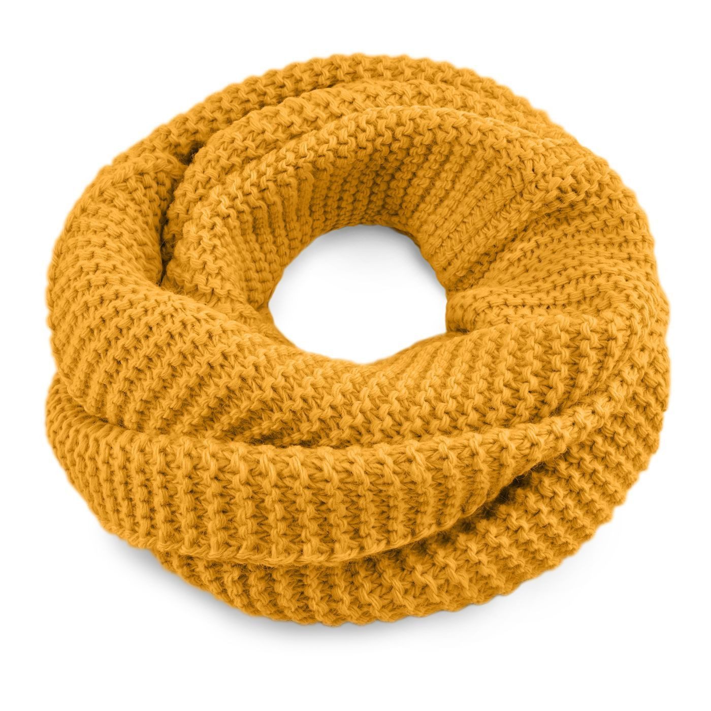 Loop Damen Loopschal Merino Wolle Grobripp Strickschal Schlauchschal