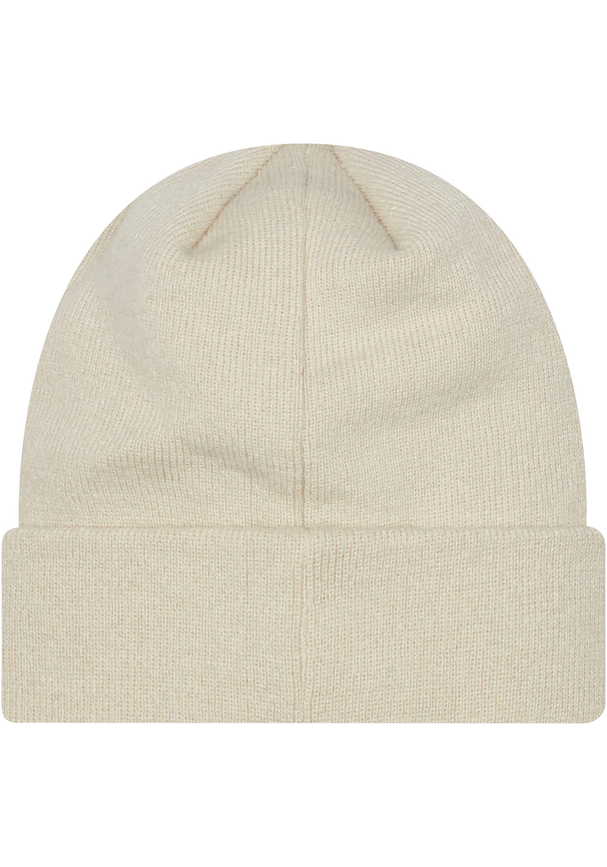 Strickmütze New Era beige