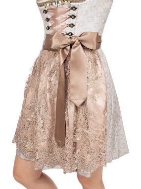 KRÜGER MADL & BUAM Trachtenkleid Mini Dirndl 2tlg. 50cm 414765-050-43 hellgrau