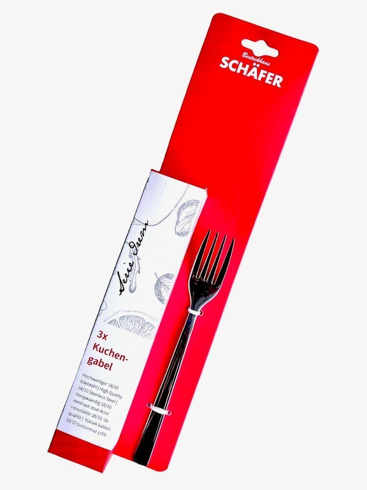 Schäfer Elektronik Besteck-Set 3x Besteck nach Wahl Menübesteck Serie Irem Edelstahl, Kuchengabel