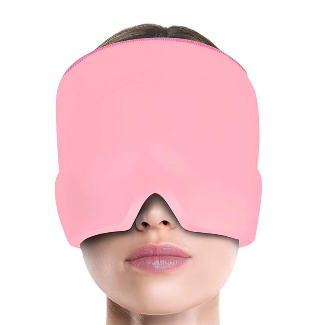 FOUORTUNATE-BEE Schlafmaske Gel Kühlmütze Kühlmaske Kühlhaube Augenmaske mit Gel-Einsatz, Zur Kühlung Entspannung Augenpflege Zuhause Reise Büro