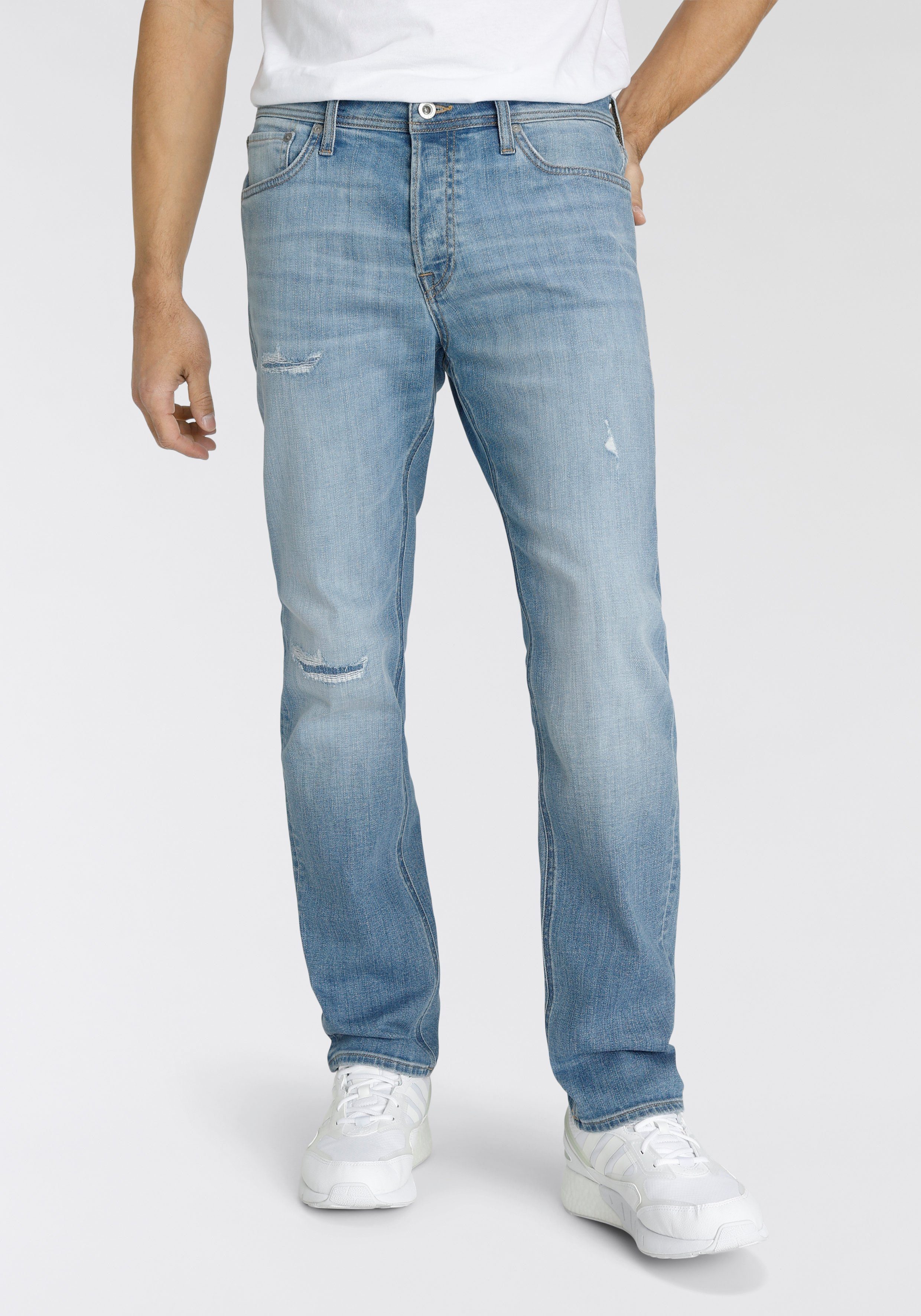 Jack & Jones Slim-fit-Jeans JJ JJITIM JJORIGINAL AGI 116, Jeans - Gerade  geschnittener Slim Fit