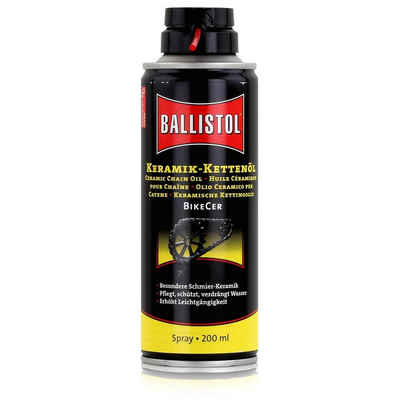 Ballistol Multifunktionsöl Ballistol Keramik-Kettenöl Spray BikeCer 200ml auch für Federgabel, Dä