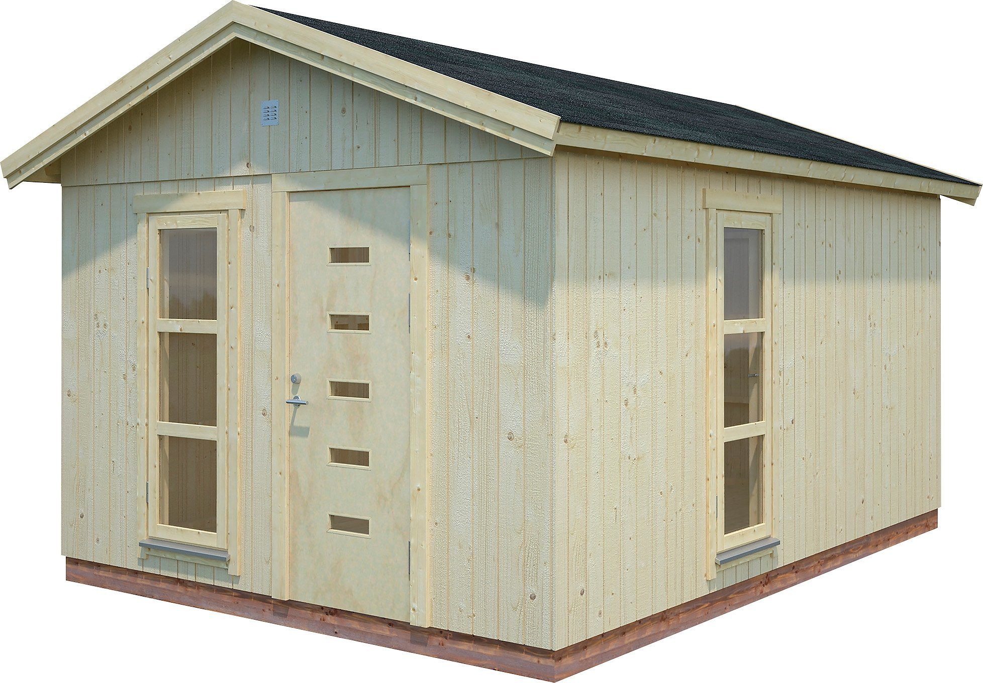 Palmako Gartenhaus Nordic Haus Ly, BxT: 367x502 cm, inklusive Fußboden