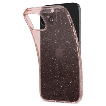 Spigen Handyhülle Spigen Liquid Crystal Glitter für iPhone 15 Plus Rose Quartz